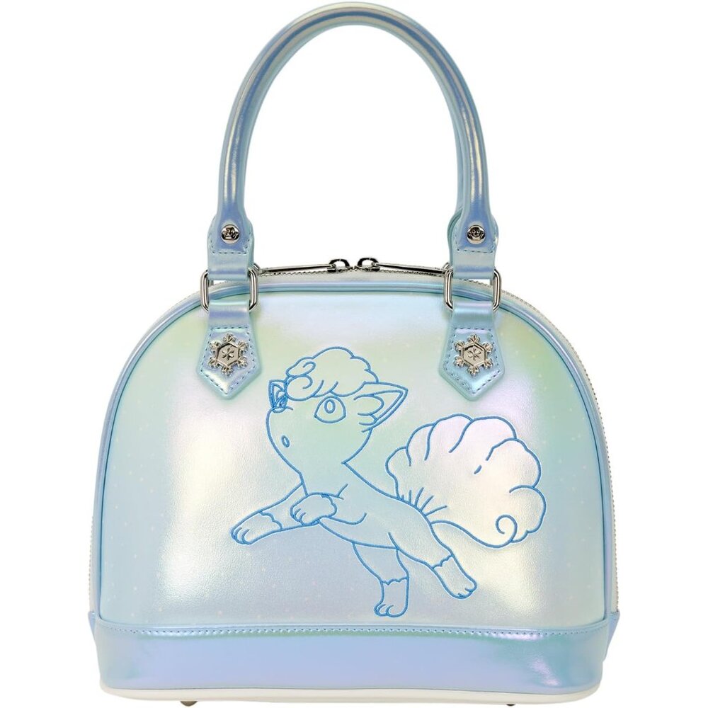Pokémon Ice Type Winter Handbag Multicolor Modern Baguette Cartoon Pokemon Faux